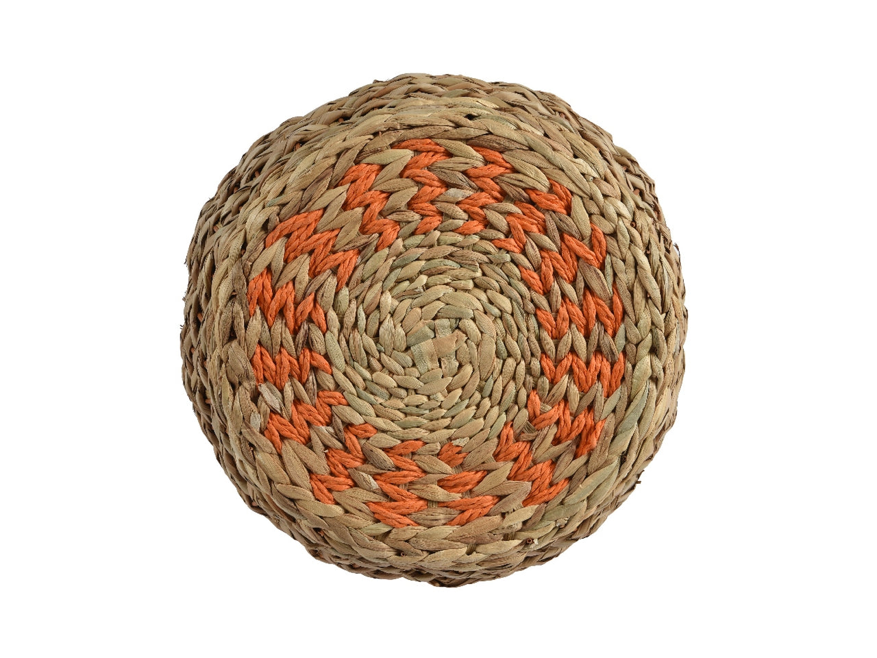 Sgabello etnico in giacinto d'acqua colore naturale capacità 10 kg 38x50cm - Decoris