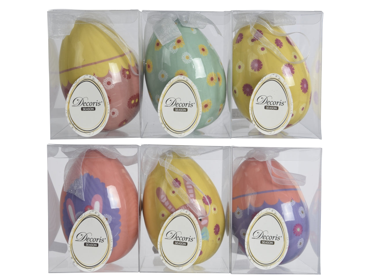 Uovo decorato h.12xd.9cm