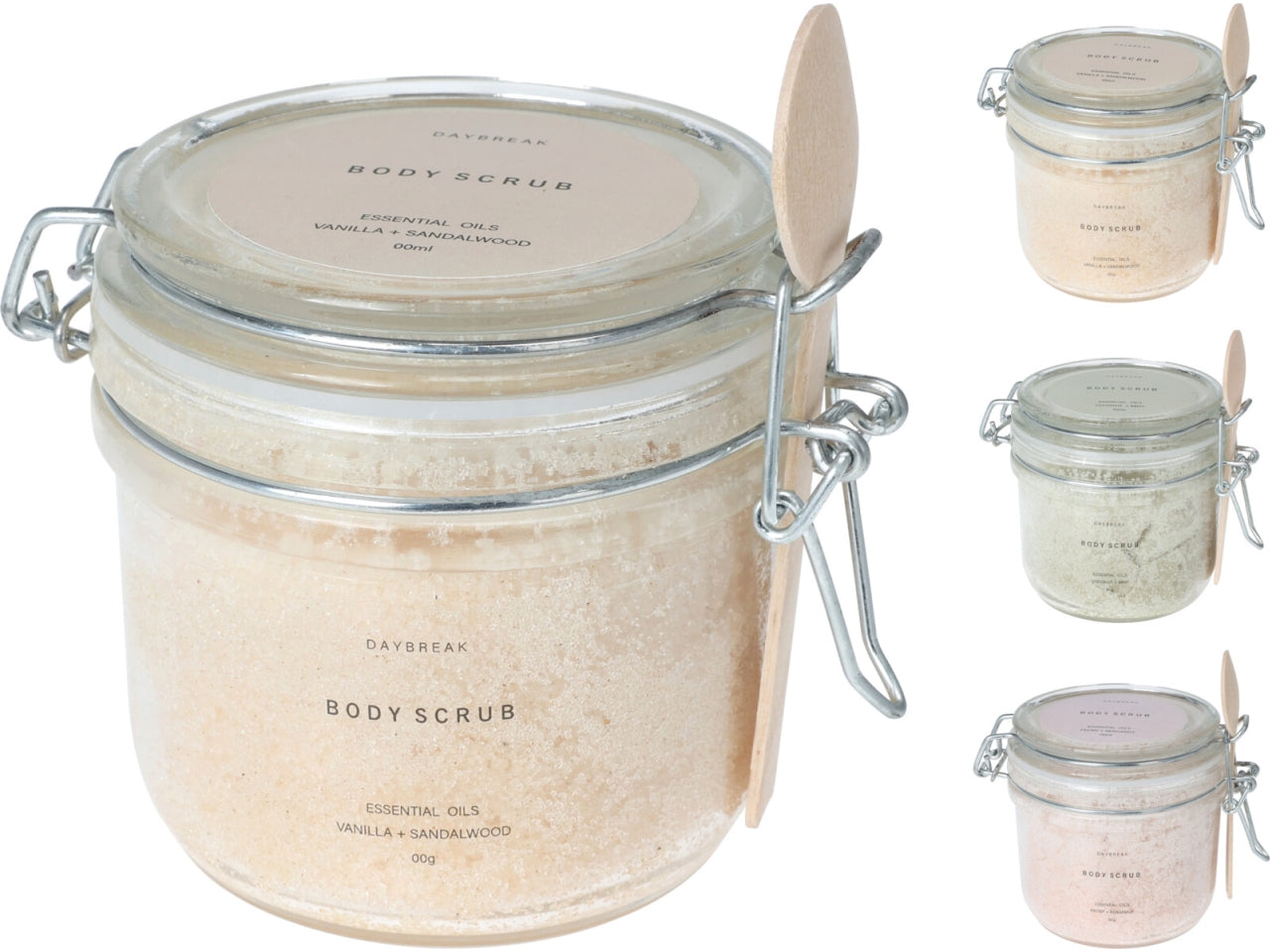 Scrub corpo 250gr in 3 assortimenti
