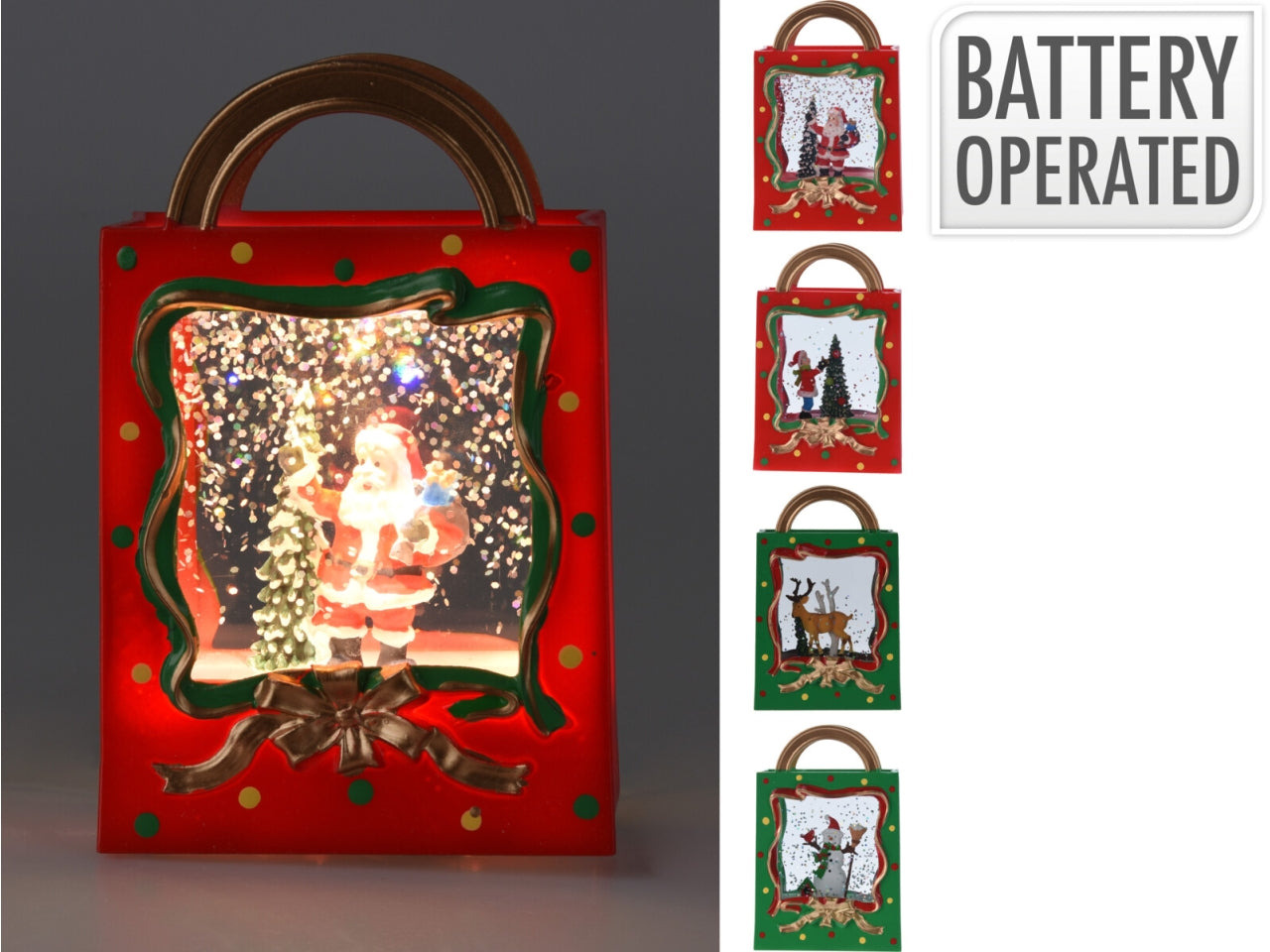 Borsa regalo con led 11cm in 4 assortimenti