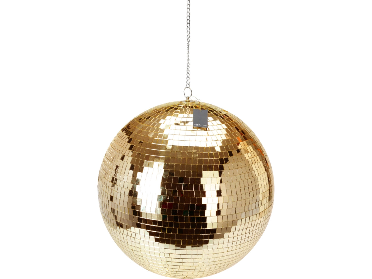 Palla di natale a specchio 50cm oro