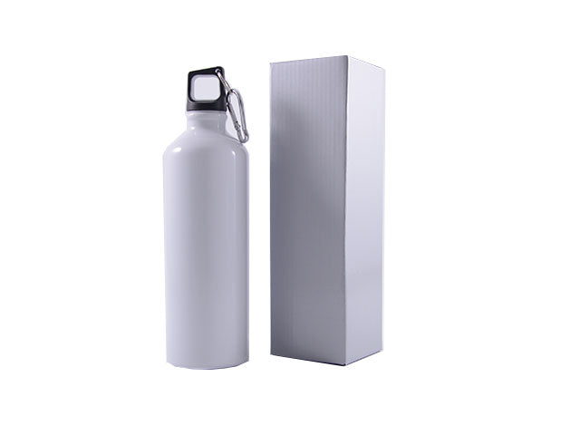 Borraccia 750ml bianca all./plas.s26255