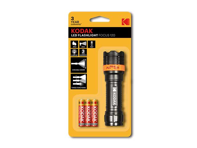 Kodak led 120 flashlight 750mw kb5566