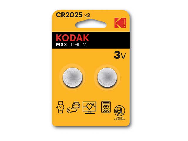 Kodak pila litio 2 pezzi cr2025 kb2152