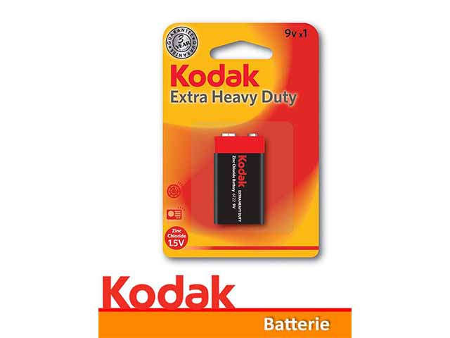 Kodak zinco 9v super heavy duty kb4080