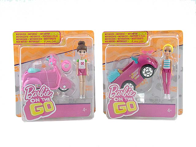 Barbie parti e vai c/veicolo fhv76