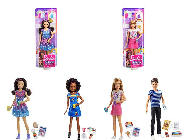 Barbie babysitter + acc.fhy89-0 $