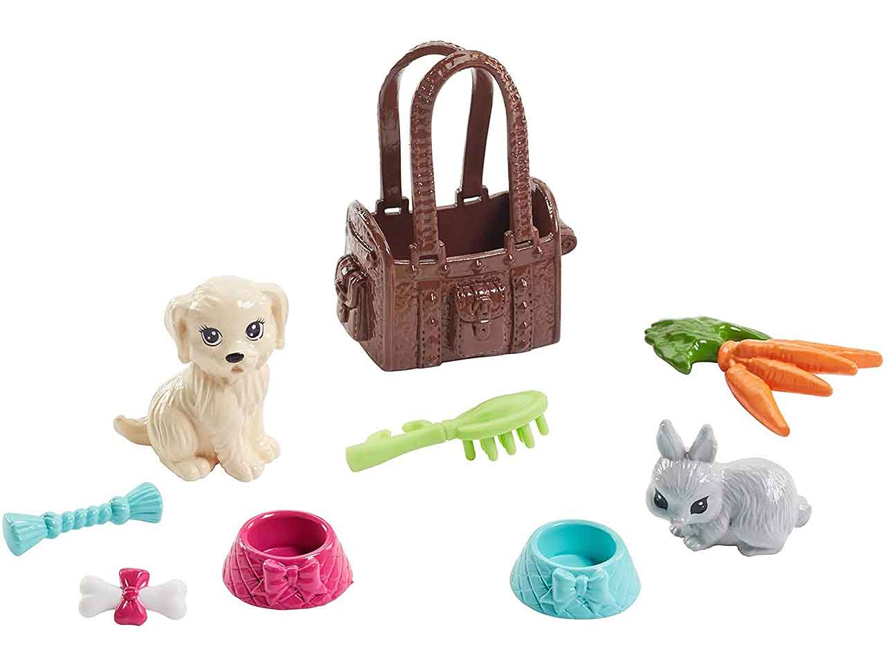 Barbie bambola cuccioli e accessori