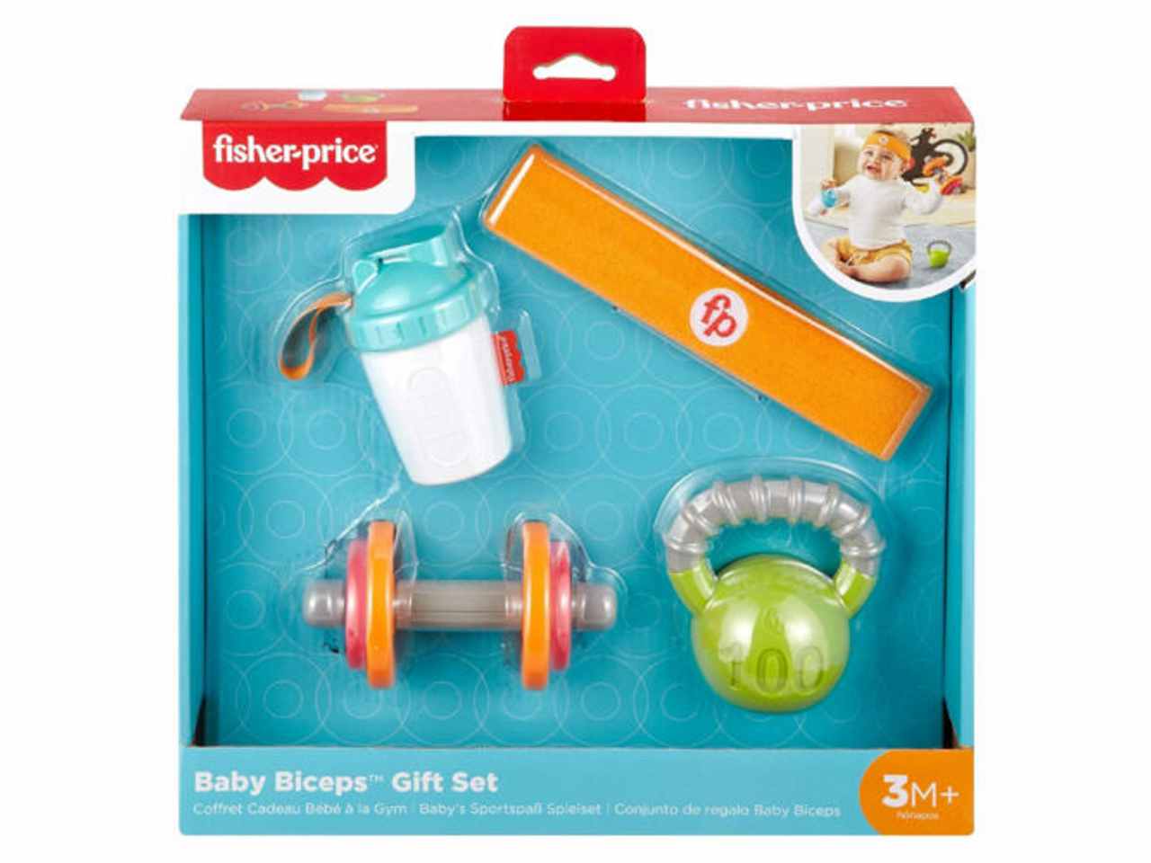 Fisher-price fitness humor set regalo $