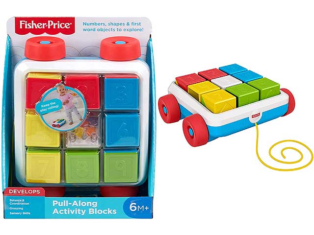 Fisher- price pull-along activity block