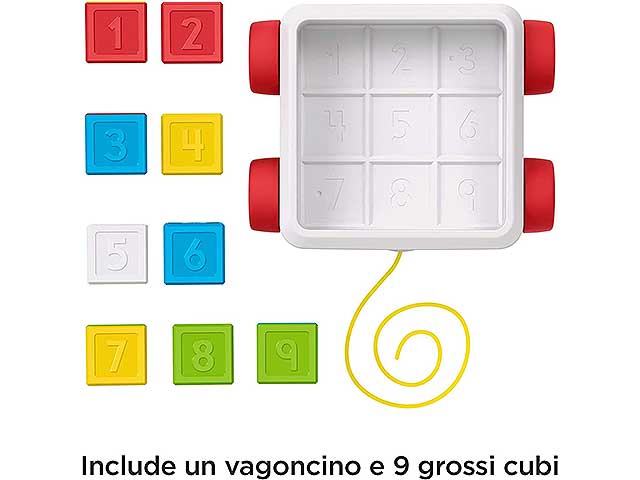 Fisher- price pull-along activity block