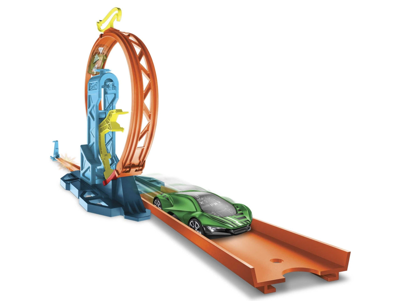 Hot Wheels Track Builder Loop: Set Multicolor per Bambini di 4+ Anni - Hot Wheels - Mattel