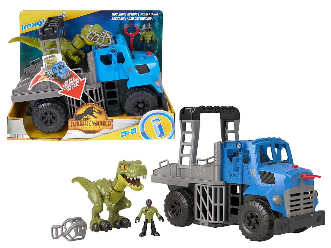 Jurassic world fuga dal dino trasportatore