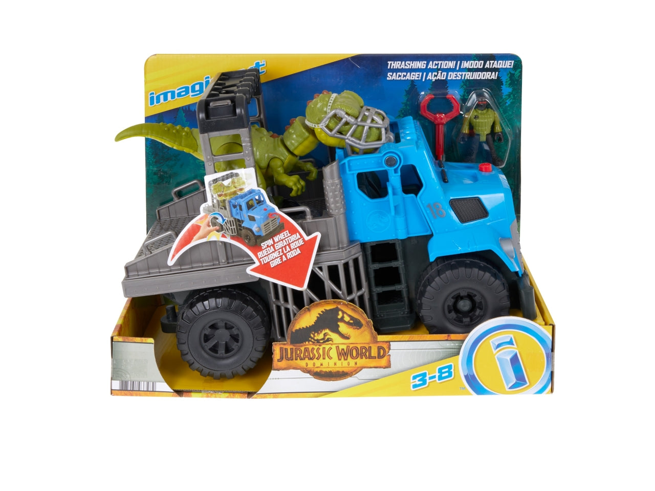 Jurassic world fuga dal dino trasportatore