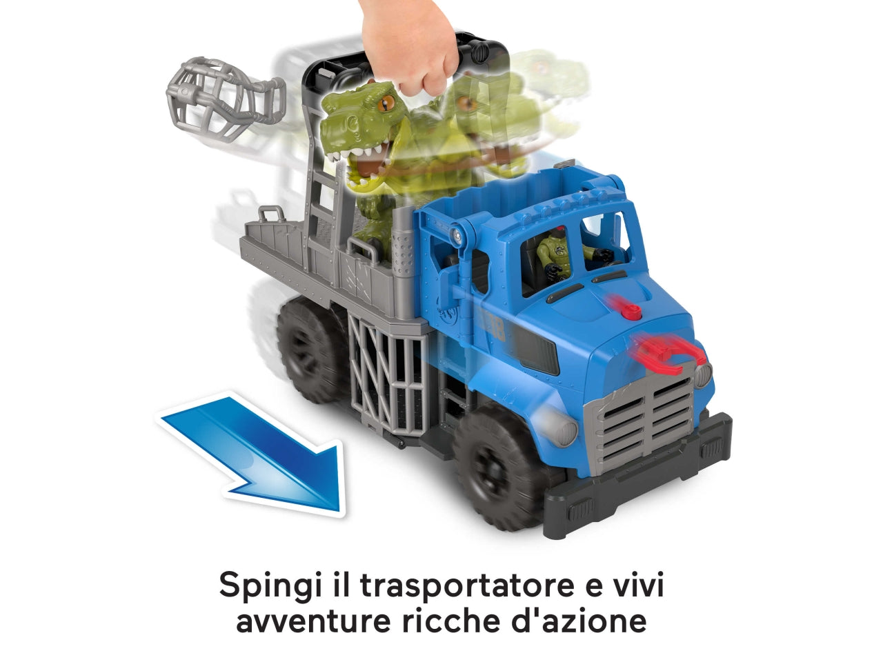 Jurassic world fuga dal dino trasportatore
