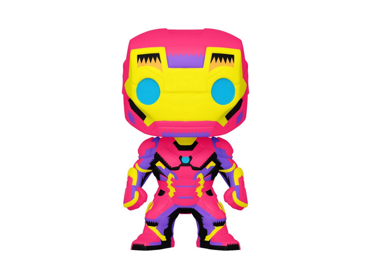 Funko pop! marvel black light - iron man h.9,5cm