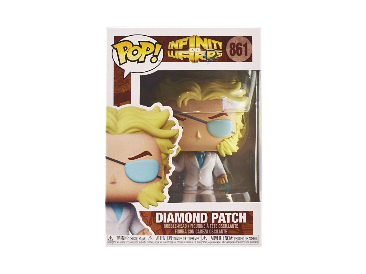 Funko pop marvel infinity warps diamond patch
