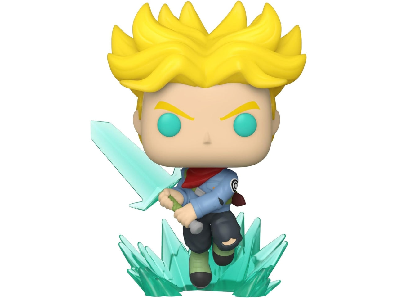 Pop animation: dragon ball super - ss trunks con spada