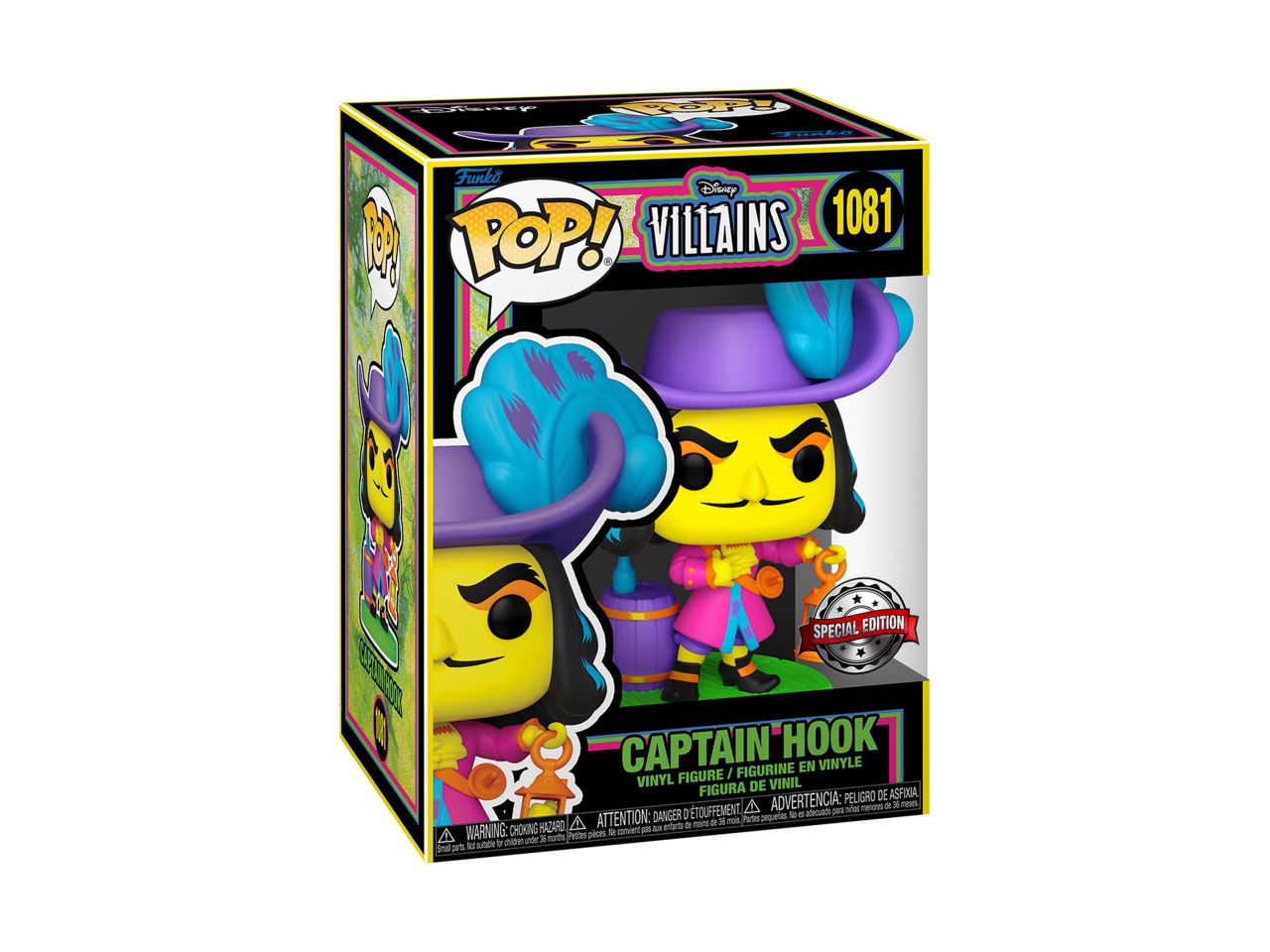 Funko pop! disney villains -capitan uncino h.9,5cm