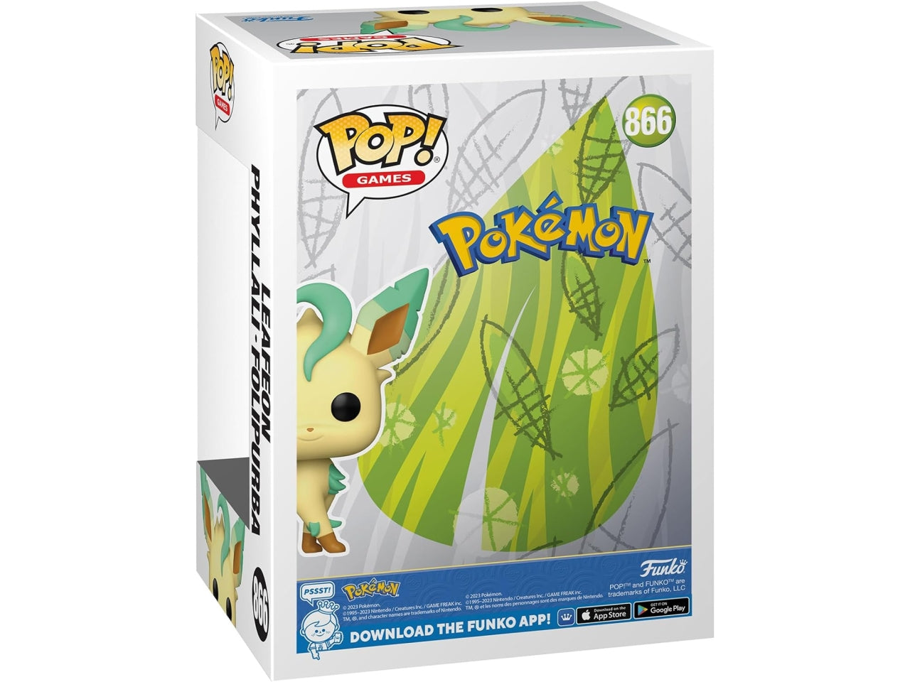 Funko pop games: pokemon - leafeon