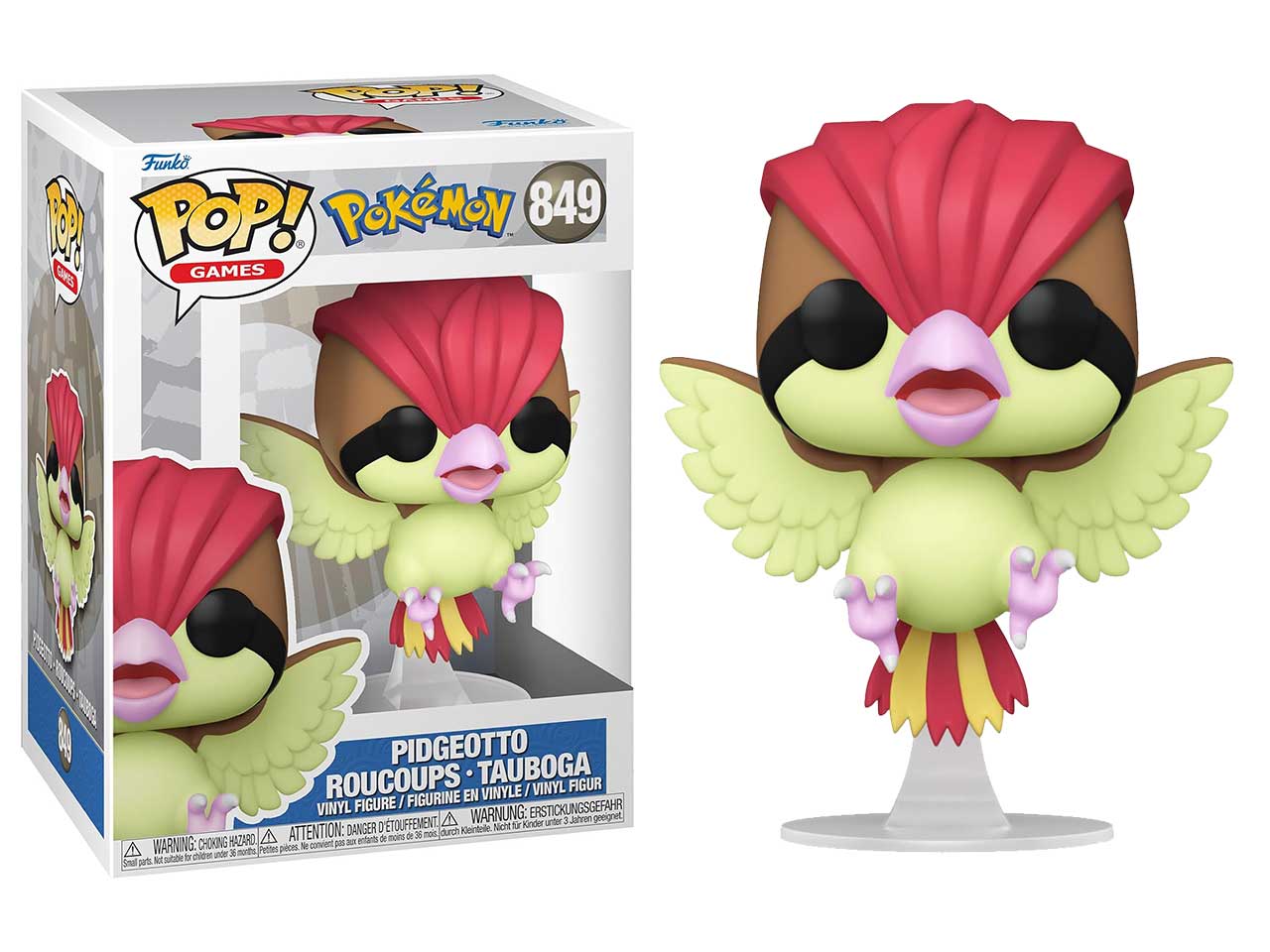 Funko pop games: pokemon- pidgeotto