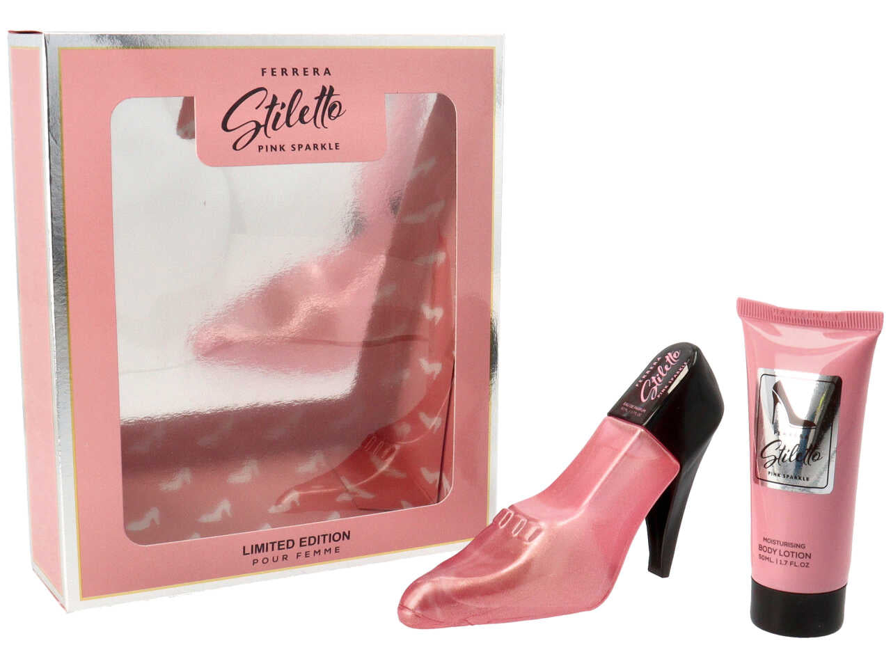 Ferrera stiletto set regalo profumo edp composto da edp 50ml e crema corpo 50ml