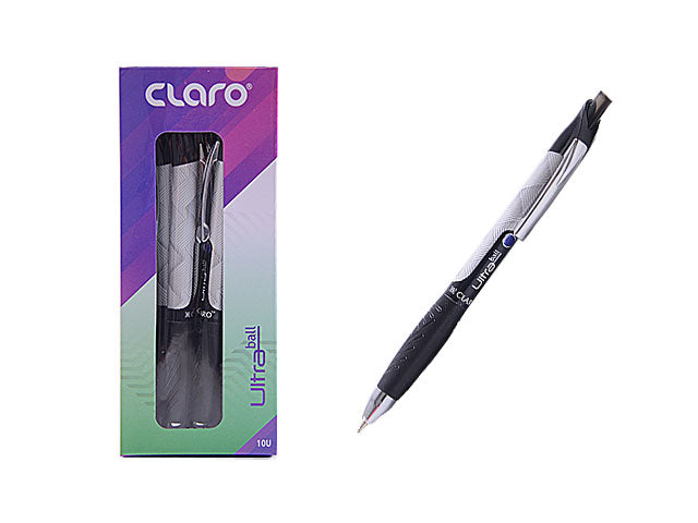Penna a sfera claro punta 1.0 nera 10 pezzi
