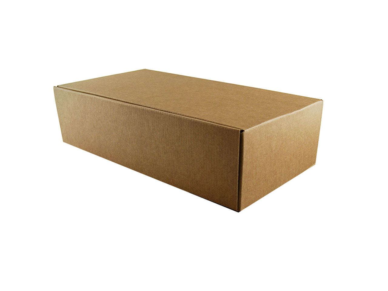 Scatola per due bottiglie stesa - misura 34x18,5x9cm serie natural