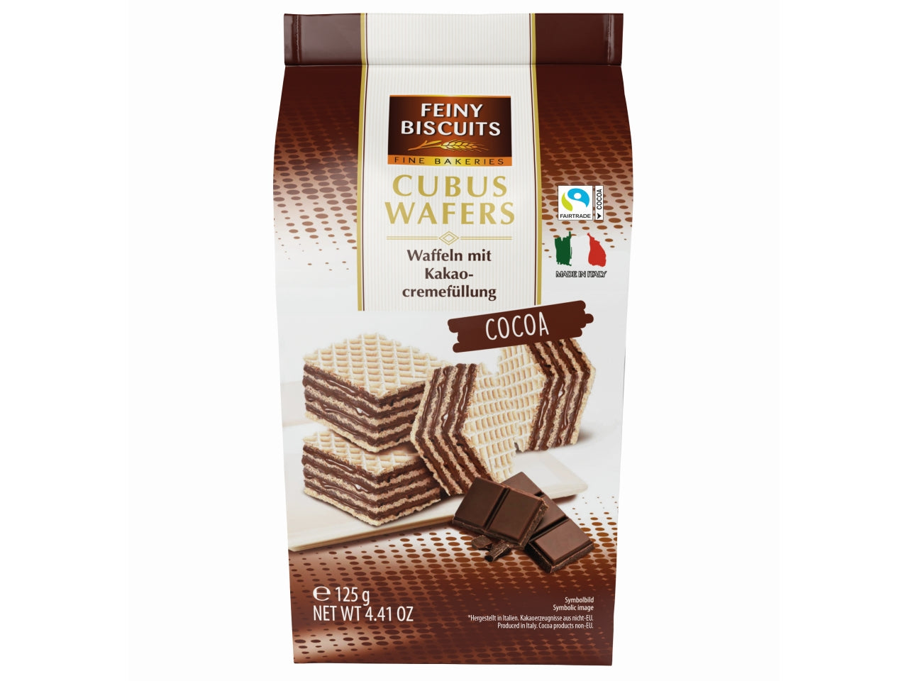 Cubus wafers cacao 125g