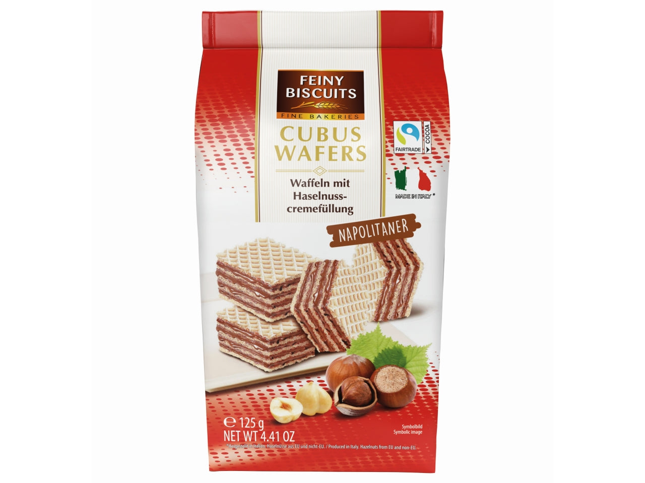 Cubus wafers napolitaner 125g