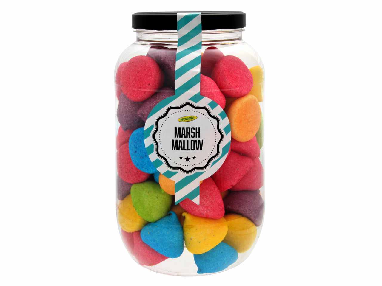 Woogie marshmallows arcobaleno 6 colori 780gr