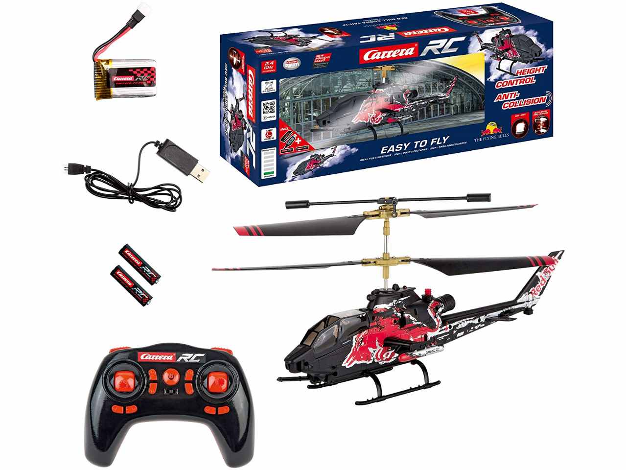 Carrera aereo r/c red bull cobra 370501040