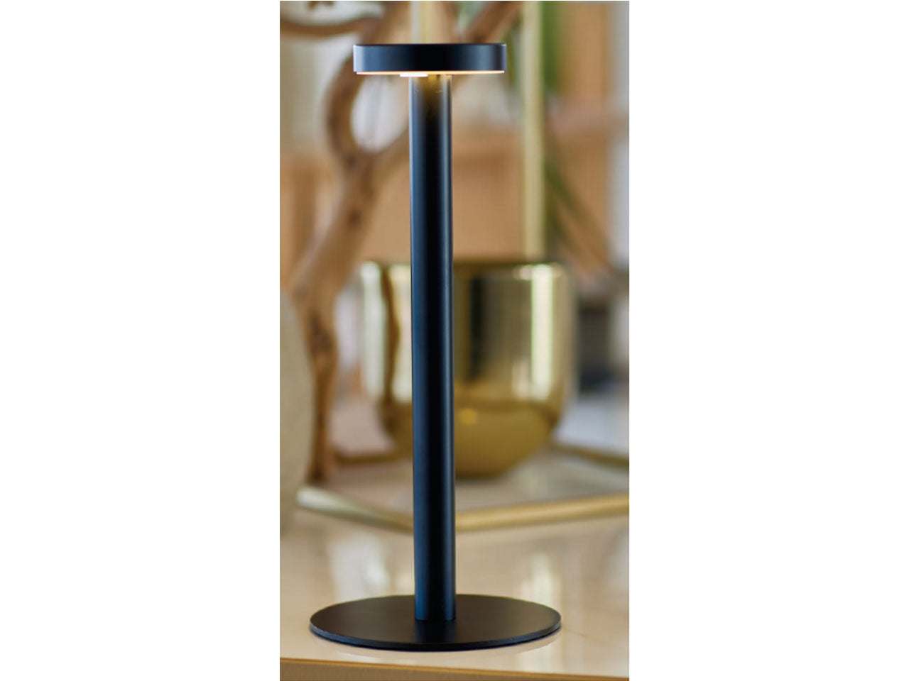 Lampada led touch io&te 3.5w ricarica usb nera $