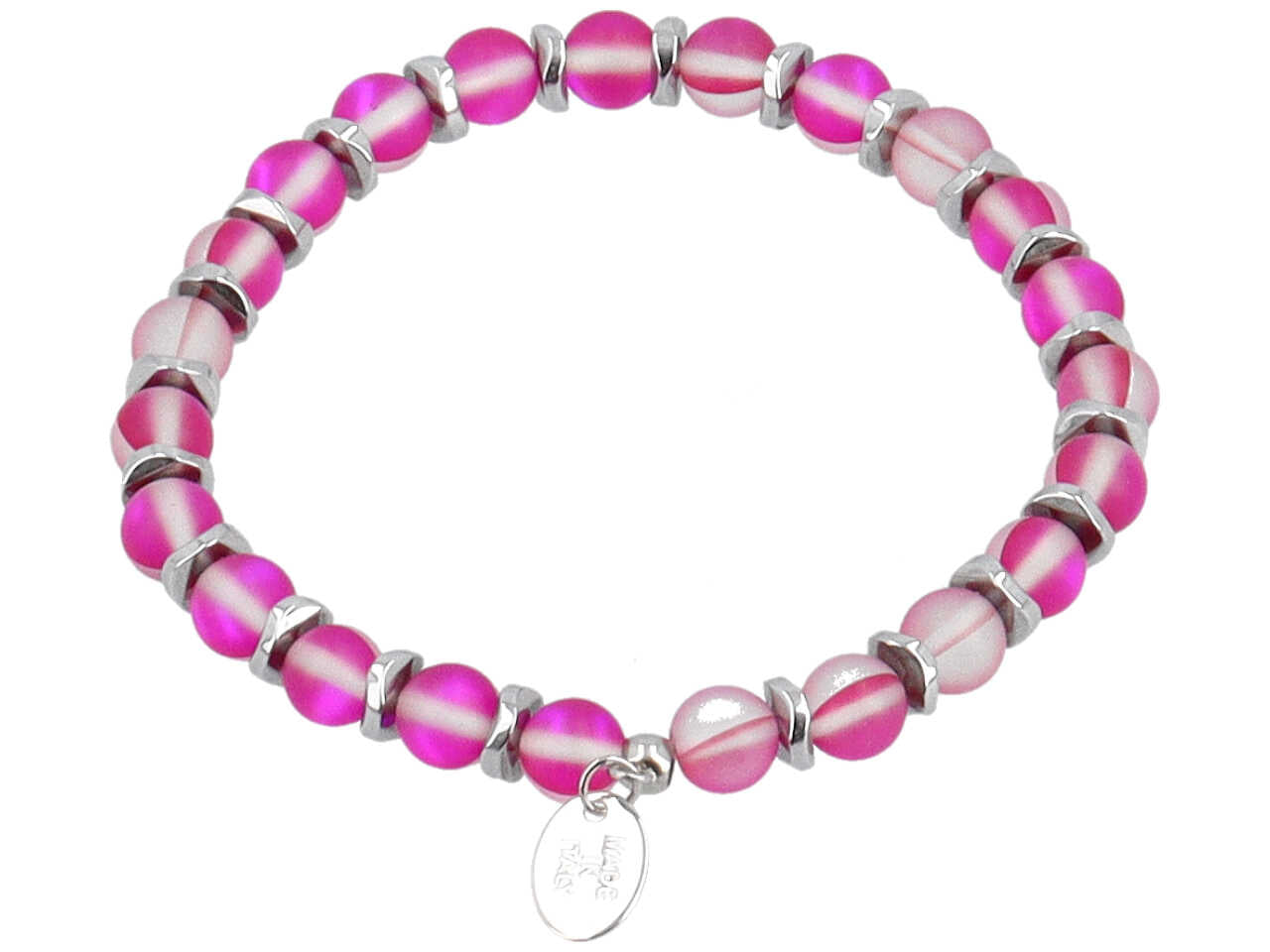 Bracciale ematite+perla fiume b 22037