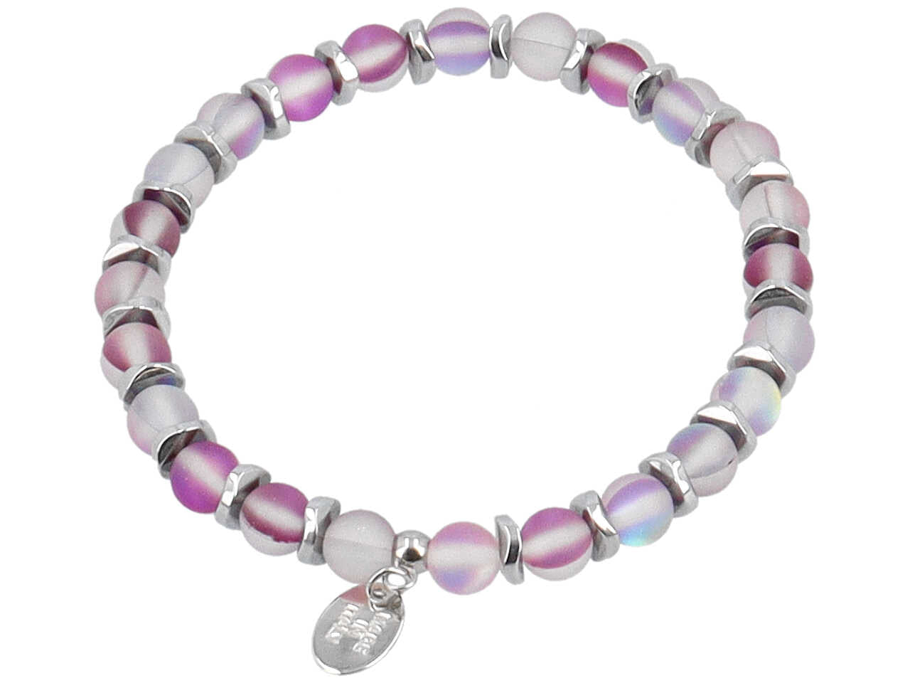 Bracciale ematite+perla fiume b 22037