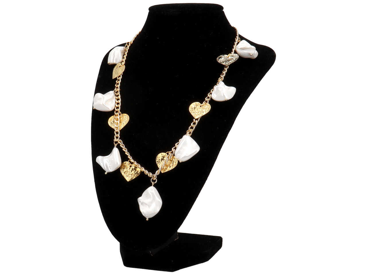 Collana met.+madreperla c 22330