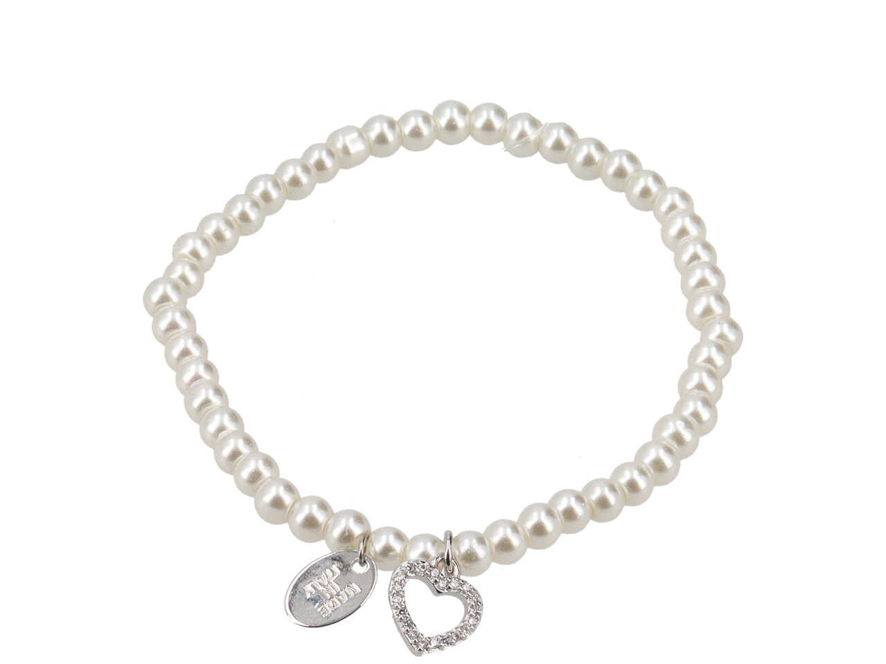Bracciale in vetro piu' rame piu' zirconi