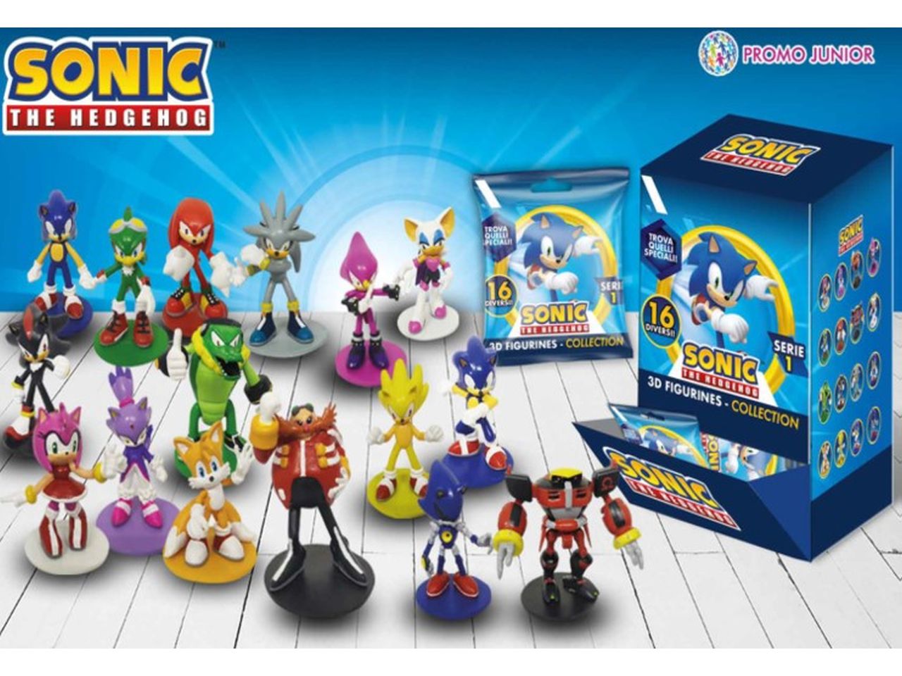 Sonic personaggio assortito 3d