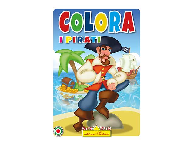 Libro colora i pirati