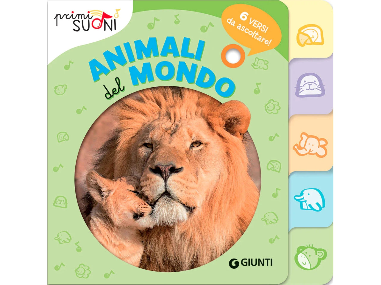 Libro giunti editore sonori animali del mondo - primi suoni