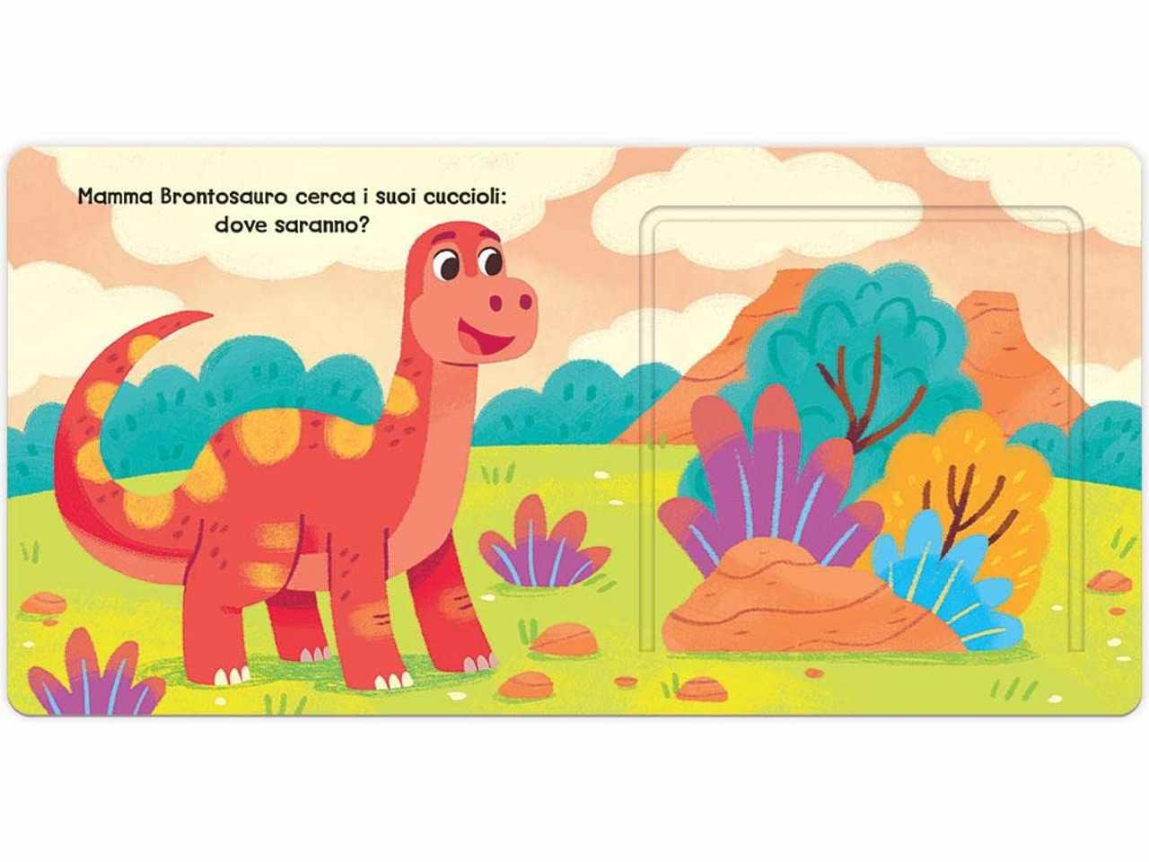 Libro giunti editore finestrelle con pop up dinosauri e finestrelle pop up