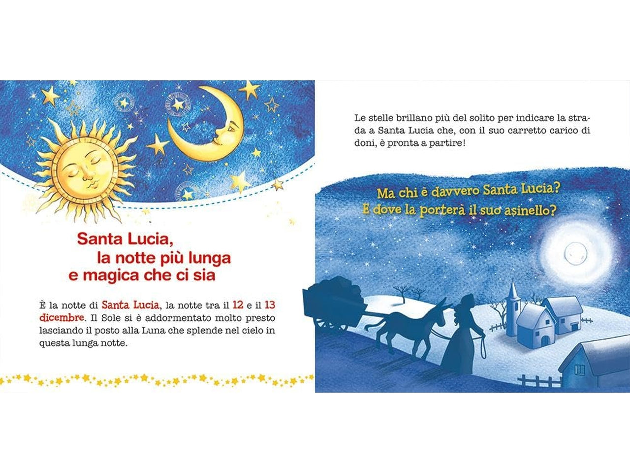 Libro giunti editore board books santa lucia