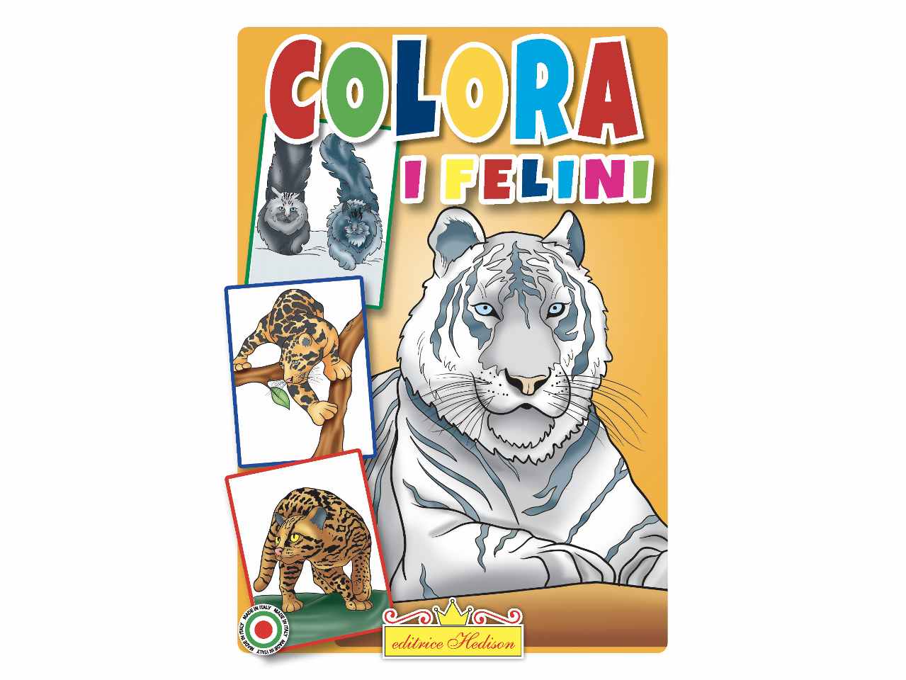 Libro colora i felini