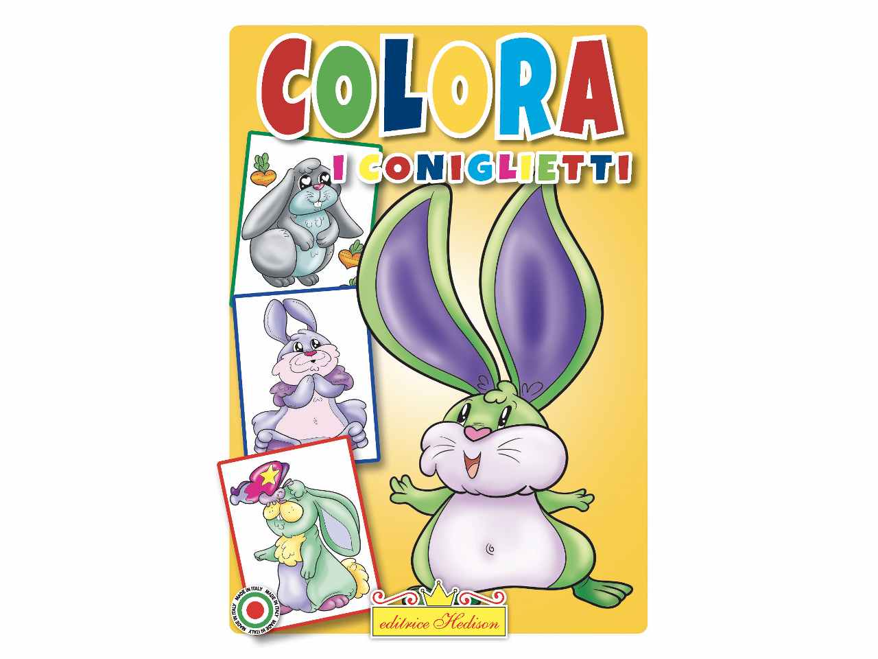Libro colora i coniglietti