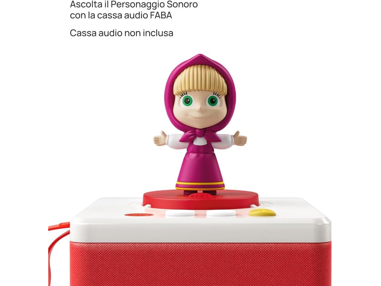 Personaggio Sonoro I Racconti di Masha - Storie Sonore - Giocattolo, Contenuti Educativi, Versione Italiana, Bambini 2+ anni | FABA