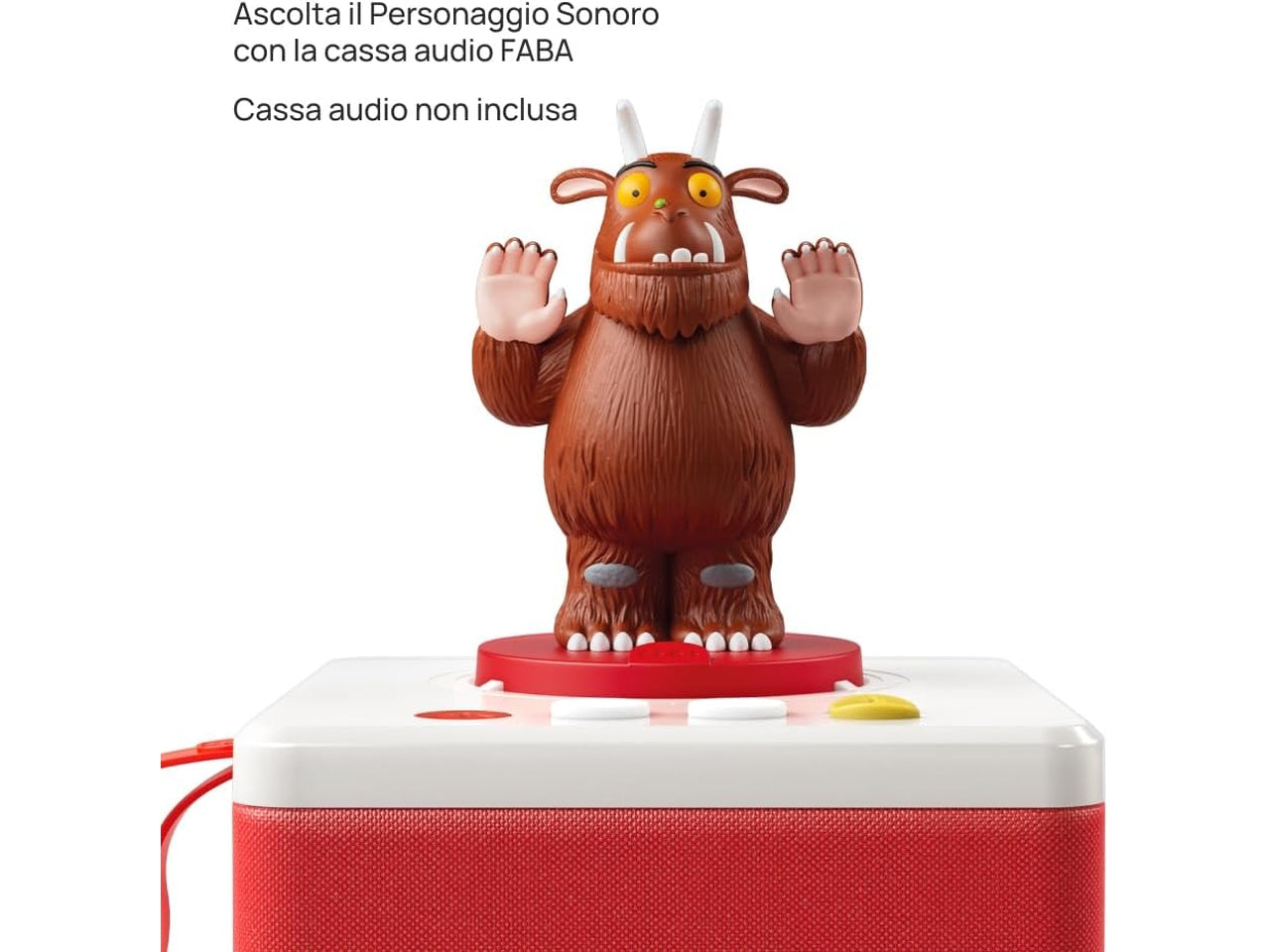 Personaggio Sonoro ll Gruffalò - Storie Sonore - Giocattolo, Contenuti Educativi, Versione Italiana, Bambini 3+ anni | FABA
