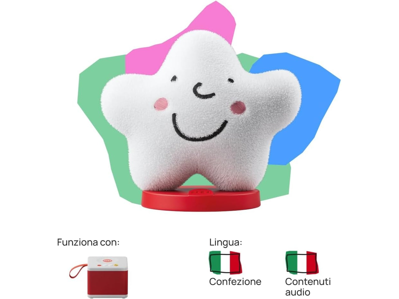 Personaggio Sonoro, Colore Le storie della Nuvola Olga, Giocattolo Educativo | FABA