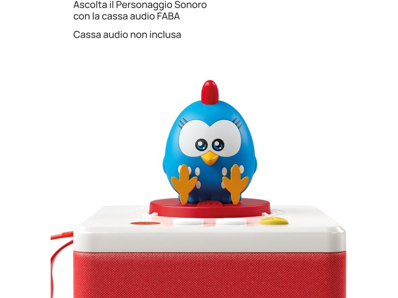 Personaggio Sonoro Gallina Puntolina, Storie e fiabe sonore, Contenuto Educativo, Gioco Versione Italiana, Bambini e bambine 2-4 anni | FABA