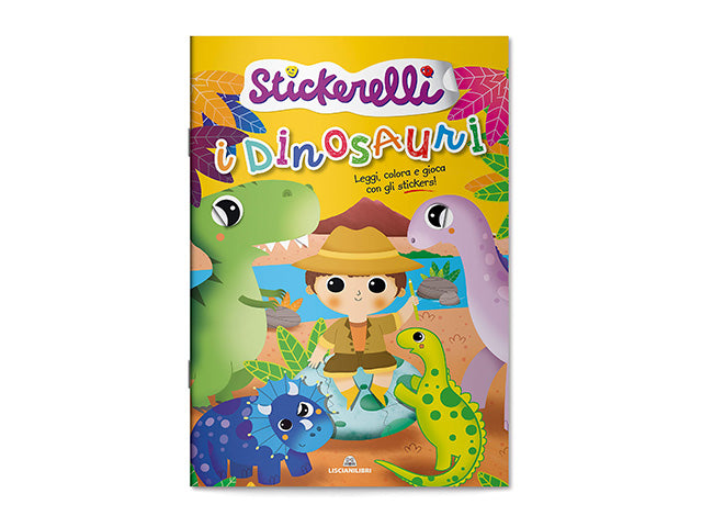 Libro stickerelli i dinosauri2020