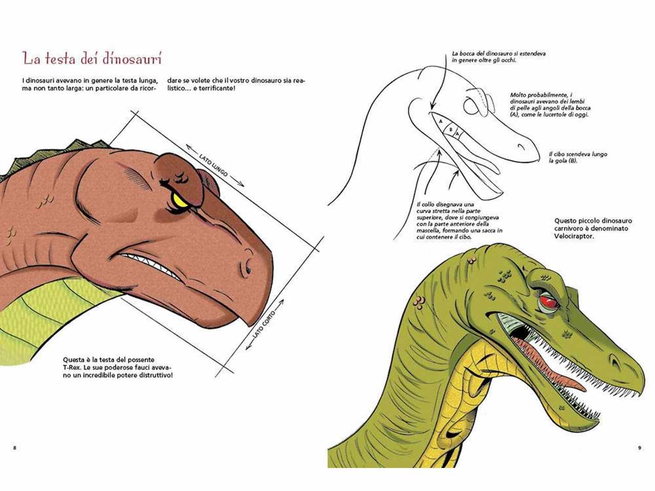 Libro disegnare dinosauri